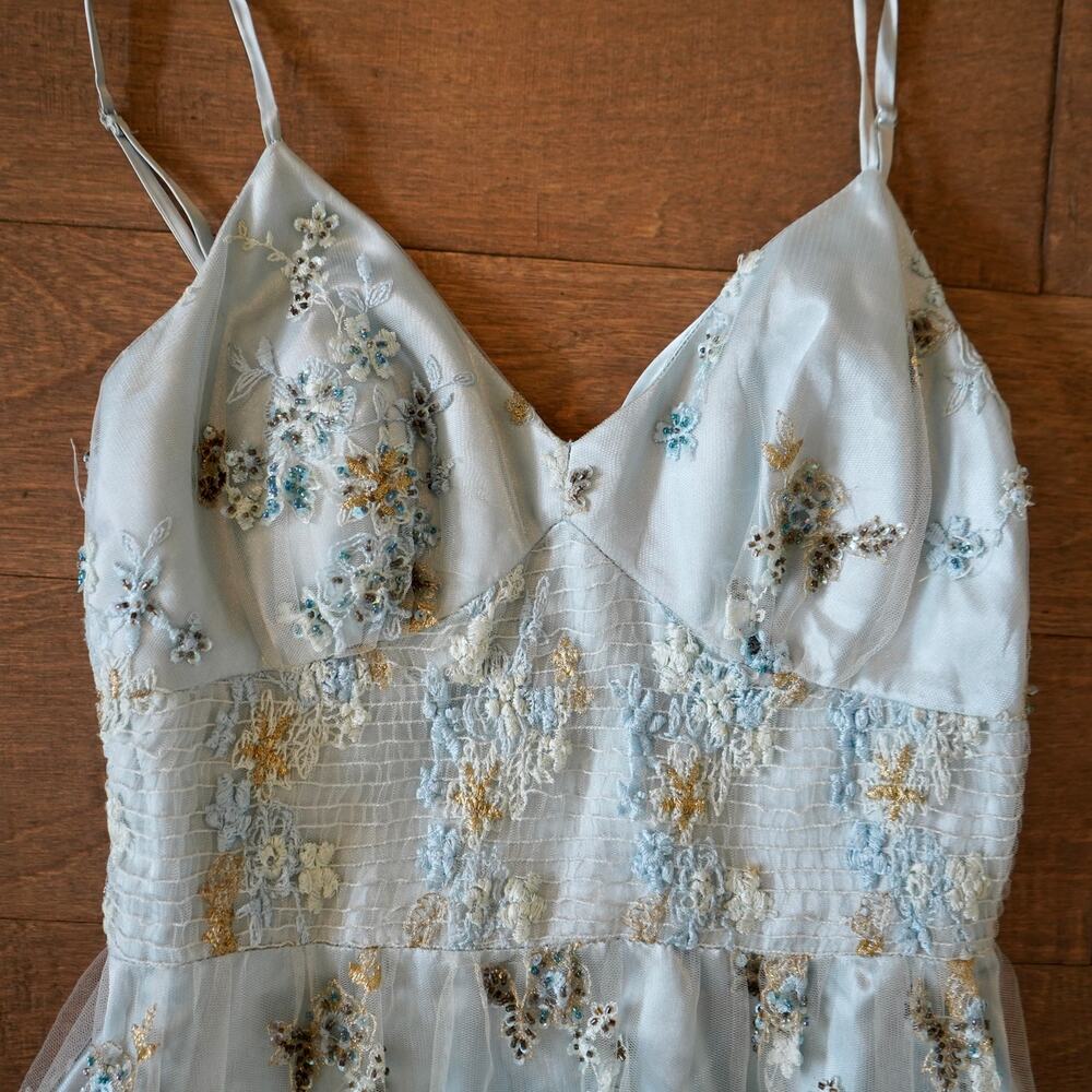 Sue Wong Nocturne Vintage Short Sequined Beaded Embroidered Fairy Dress 6 - Picture 4 of 10